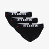 3PACK Elastické bavlnené slipy Atlantic (Veľkosť S)
