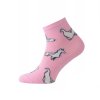 Ponožky s lamami Gee One (Farba Bledoružová, Veľkosť 39-41)