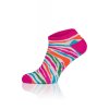 Členkové ponožky Zebra Gee One Afrika (Farba Ružová, Veľkosť 35-38)