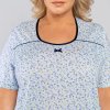 Bavlnené krátke pyžamo s potlačou kvietkov Italian Fashion Balbina (Veľkosť XL)