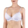 Čipkovaná push up podprsenka Lormar Prestige (Farba Biela, Veľkosť 70 B)