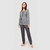 Dámske zateplené pyžamo/ domáce oblečenie Lormar (Farba Sivá, Veľkosť L)
