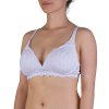 Jemne vystužená podprsenka bez kostice Lormar Frizzante Vela (Farba Biela, Veľkosť 70 B)