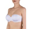 Korzetová push up podprsenka Sielei 1580 (Farba Biela, Veľkosť 70 B)