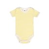 Kojenecké body s krátkym rukávom Pleas (Farba Žltá, Veľkosť 68)