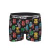 Boxerky s potlačou ROBOTY John Frank JFBD285 (Farba Čierna, Veľkosť L)