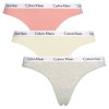 3PACK Bavlnené tangá Calvin Klein (Veľkosť S)