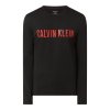 Bavlnené tričko s dlhým rukávom Calvin Klein (Farba Čierna, Veľkosť S)