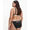 PLUS SIZE Plavky spodný diel s viazaním na bokoch Calvin Klein (Veľkosť XL)