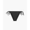 PLUS SIZE Plavky spodný diel s viazaním na bokoch Calvin Klein (Veľkosť XL)
