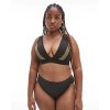 PLUS SIZE Plavkový spodný diel s ozdobným lemom Calvin Klein (Farba Čierna, Veľkosť XL)