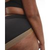 PLUS SIZE Plavkový spodný diel s ozdobným lemom Calvin Klein (Farba Čierna, Veľkosť XL)