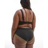 PLUS SIZE Plavkový spodný diel s ozdobným lemom Calvin Klein (Farba Čierna, Veľkosť XL)