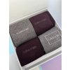 4PACK Pánske ponožky -mix odtieňov -v darčekovom balení Calvin Klein