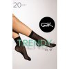 Dámske vzorované silonkove ponožky 20 DEN- GATTA- WZ. 12; WZ. 09; WZ. 10 (Farba GRAY ANTHRACITE, Veľkosť UNI)