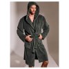 Pánsky soft župan s kapucňou spa INFIORE UOMO