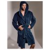 Pánsky soft župan s kapucňou spa INFIORE UOMO