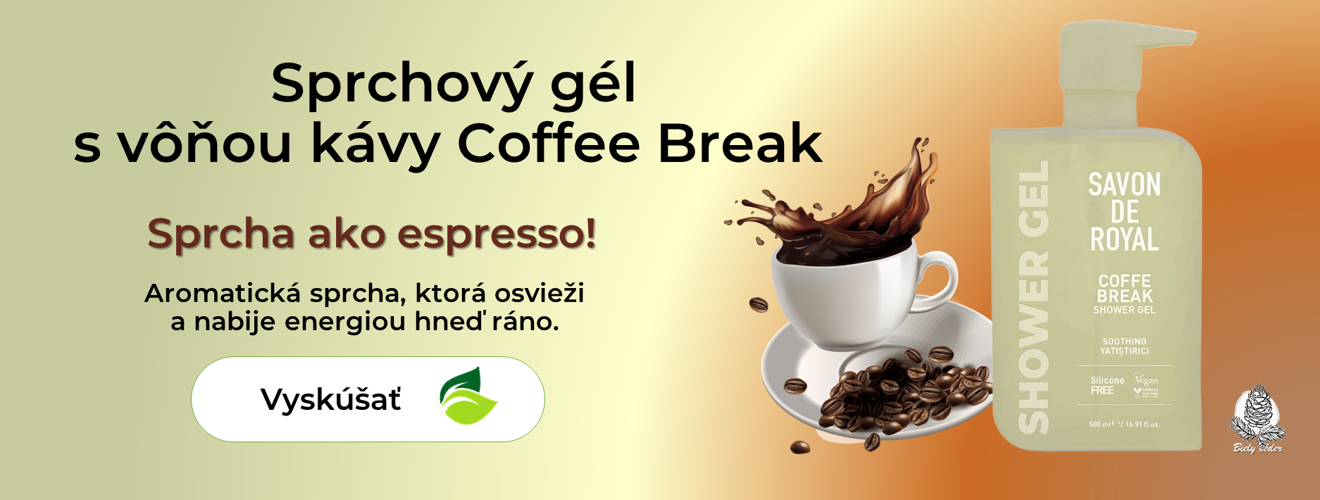 Savon de Royal Sprchový gél v vôňou kávy Coffe Break