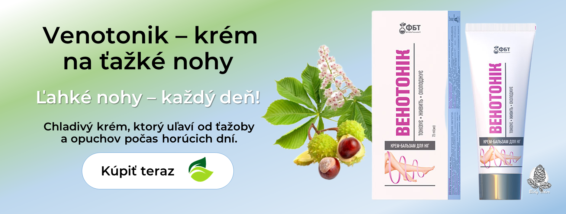 Venotonik - krém na ťažké nohy