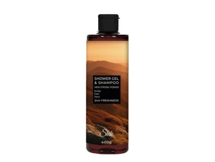 shik sampon a sprchovy gel strong power 400 ml