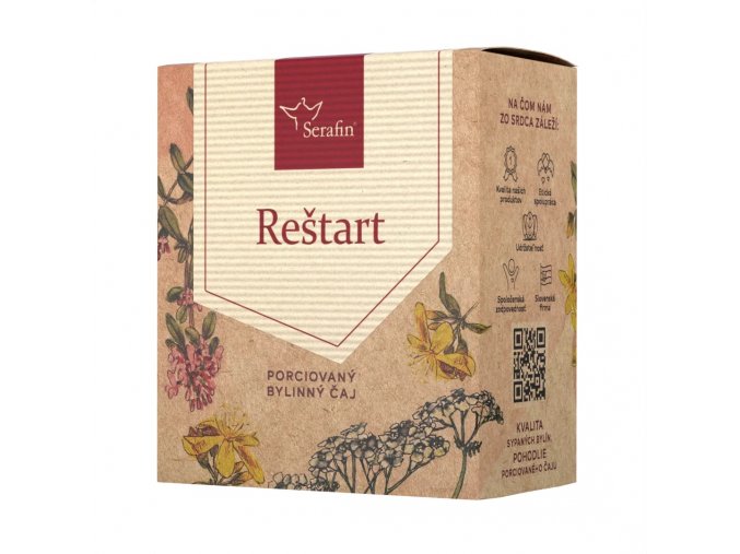 SERAFIN: Reštart - bylinný čaj porciovaný