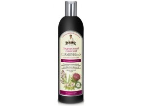 Recepty babičky Agáty: Tradičný sibírsky šampón č. 3 - proti vypadávaniu vlasov "Lopúchový propolis" 550 ml