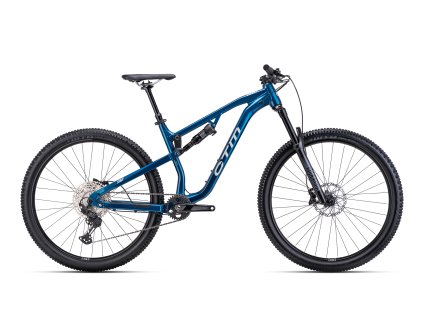 SKAUT 4.0 - matná hlubokomodrá perleť / stříbrná (Typ rámu ALU 6061, rear travel 130mm, S, M, L, XL, Velikost L)