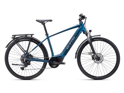 SENZE GX Man - matná hlubokomodrá / sivohnědá (Typ rámu ALU 6061, M, L, XL, Velikost M (17"))