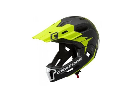 Prilba CRATONI C-Maniac 2.0 MX Black/Lime Matt (Varianta L/XL (59-62cm))