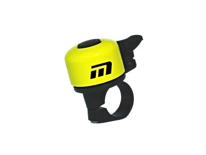 MAXBIKE zvonek Baby žlutý logo Maxbike