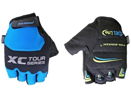 MAXBIKE rukavice Marathon černo-modré vel.XL