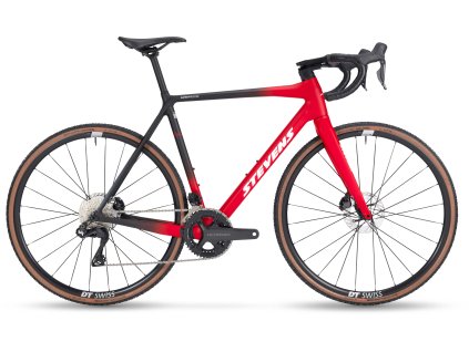 STEVENS Super Prestige Di2 Chrome Red Black (Veľkosť rámu 54cm)
