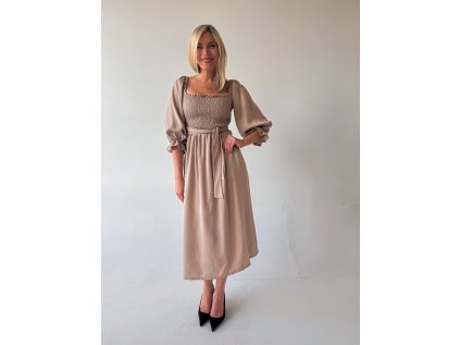 Svatební šaty Rose, tencel