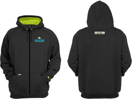 Kryston mikina černá Zipper
