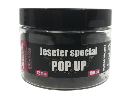 LK Baits Pop Up Pellets Jeseter Special Beluga Halibut 12mm 150ml