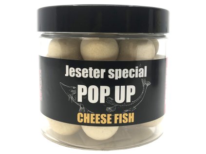LK Baits pop up boilie Jeseter Special Cheese Fish 18mm 200ml