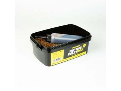 Mikbaits Method pelet box 400g + 120ml Activator ananas n ba