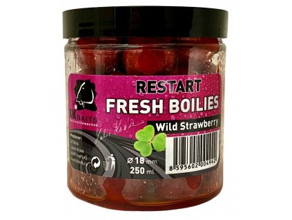 LK Baits boilie v dipu Fresh Boilie Restart Wild Strawberry 250ml