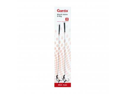 Garda hotový návazec Black Mono D Rig 2ks bez protihrotu