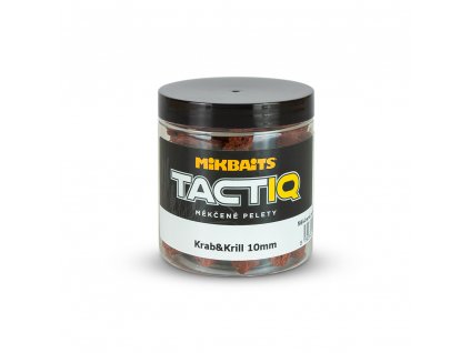 Mikbaits měkčené pelety TactiQ Krab&Krill 10mm 250ml