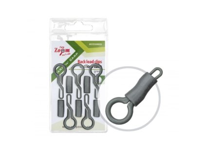 Carp Zoom Back Lead Clips zelený 5ks