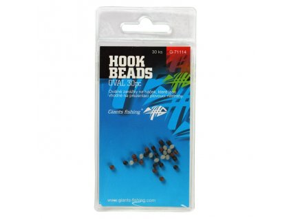 Giants fishing zarážka na háček Hook Beads Oval 30ks