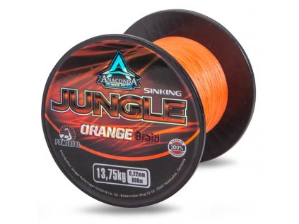 Anaconda šňůra Jungle Orange 600m