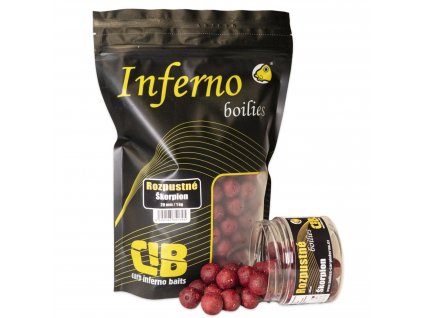 Carp Inferno rozpustné boilies Hot Line Škorpion 20mm