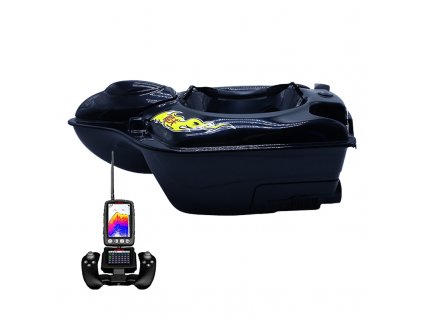 Boatman zavážecí lodička Fighter PRO černá s GPS a Echolotem