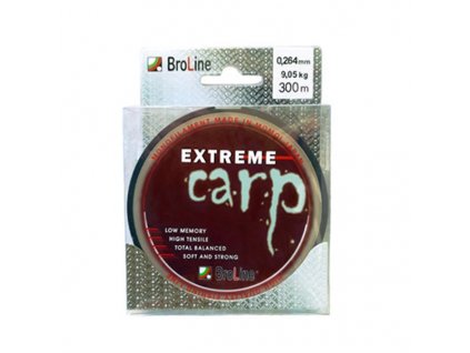 BroLine vlasec Extreme Carp hnědý 0,335mm 14,6kg 300m