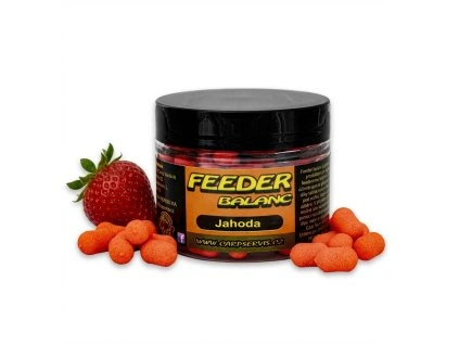 CSV dumbels Feeder Balanc Jahoda červená 45g