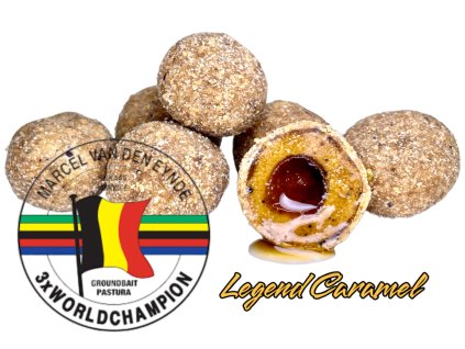 LK Baits boilies Nutrigo Marcel Van Den Eynde Caramel 20mm 150ml