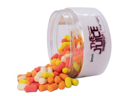 Bait-Tech plovoucí nástraha The Juice Dumbells Pop-Ups 8mm 100ml