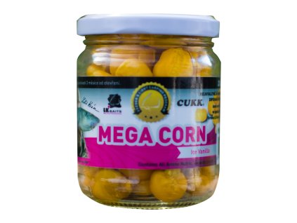 LK Baits obří kukuřice Mega Corn Ice Vanilla 220ml